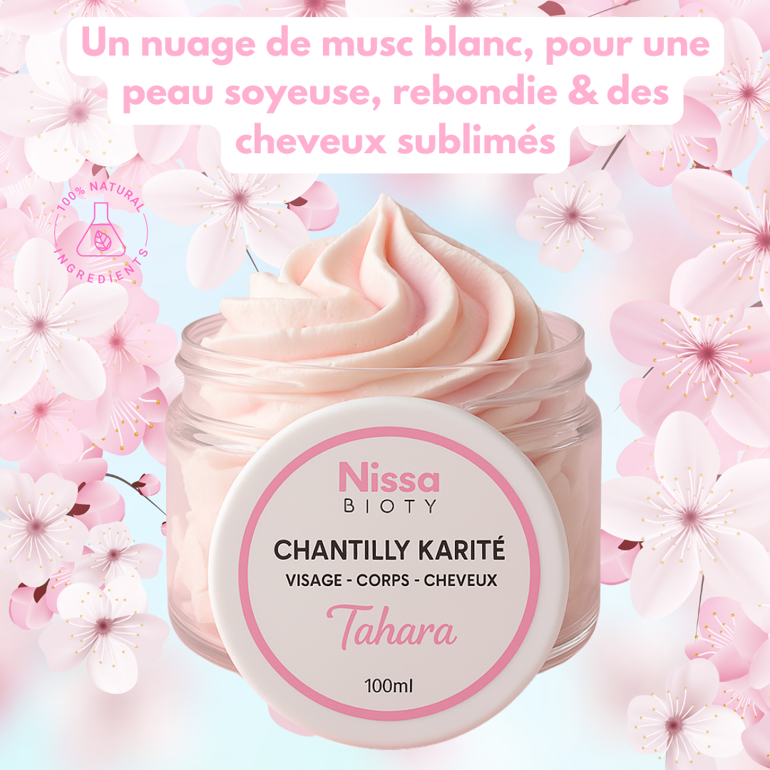 Chantilly karité 100% naturelle Musc Blanc