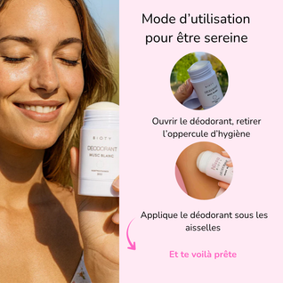 Déodorant Musc Blanc Tahara