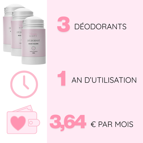 Déodorant Musc Blanc Tahara