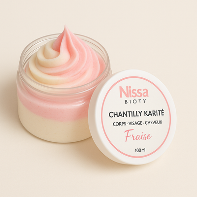 Chantilly Karité Vanille Fraise