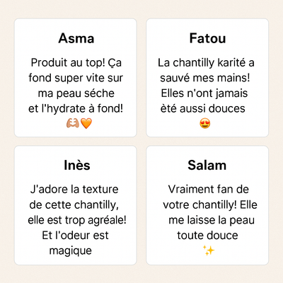 Chantilly Karité Musc Blanc