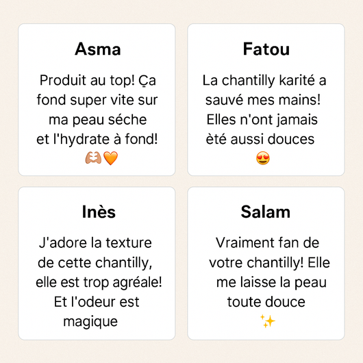 Chantilly Karité Musc Blanc