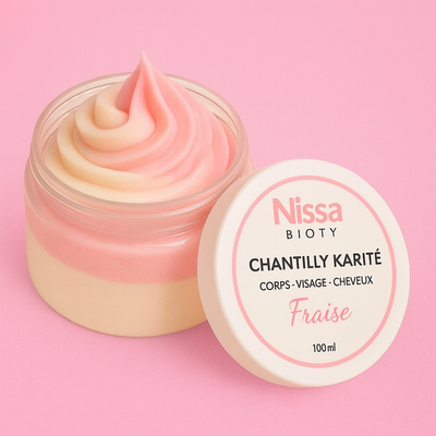 Chantilly Karité Vanille Fraise