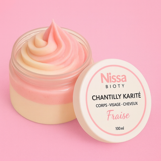 Chantilly Karité Vanille Fraise
