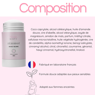 Déodorant Musc Blanc Tahara