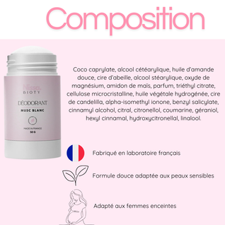 Déodorant Musc Blanc Tahara